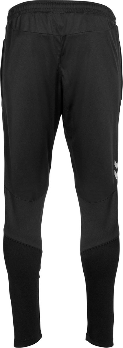 broek, sportbroek, zwarte broek, elastische taille, knie- en kuitstukken