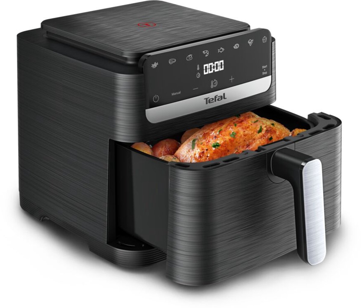 Tefal Easy Fry Mega Compact EY8618 - Airfryer XXL 7.5L - 8 Programma's - 65% Energiebesparing - Voor 8 Personen