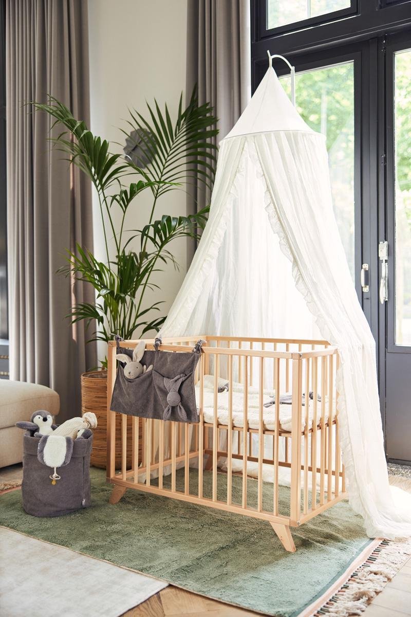 Jollein Baby Klamboe Vintage Ruffle 245cm - Ivory