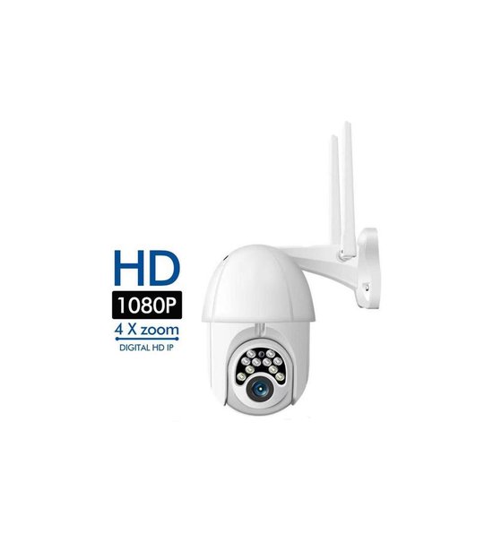 Kunststof behuizing Waterdichtheid IP66  WIFI Dome IP camera - buiten - draai- en kantelbaar - FULL