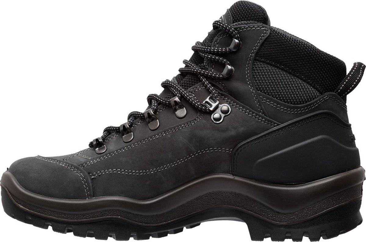 Grisport - mt 45 - Bergen Mid Wandelschoenen Unisex - Black