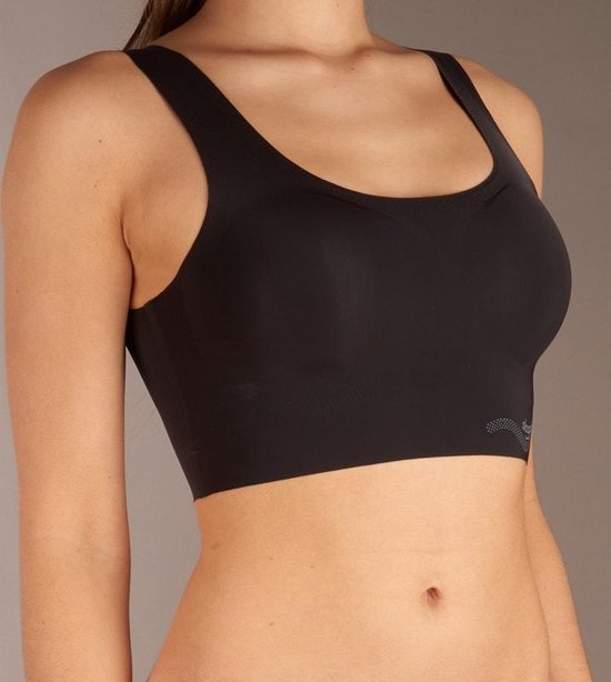 Sloggi - Maat XL- ZERO Feel Dames Beha top - Zwart