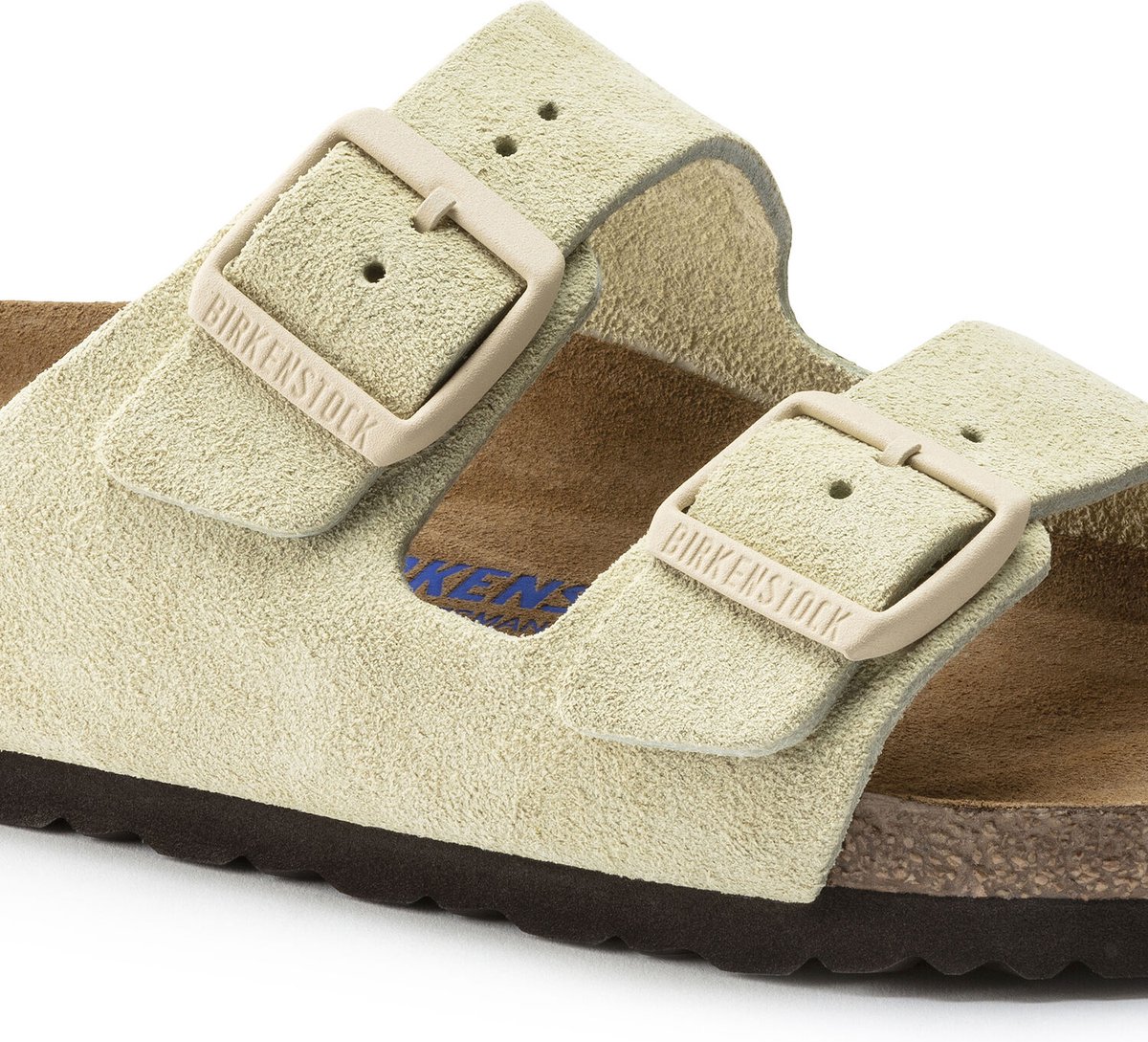 Birkenstock- maat 38 - Arizona Dames Slippers - Almond
