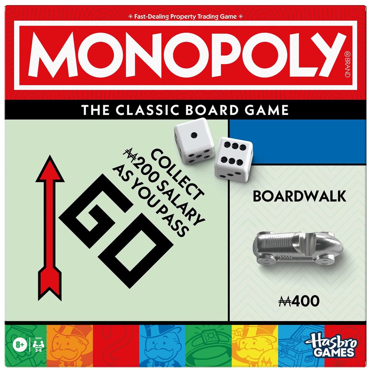 Hasbro bordspel Monopoly Classic - familiespel - educatief speelgoed. ENGELSTALIG!