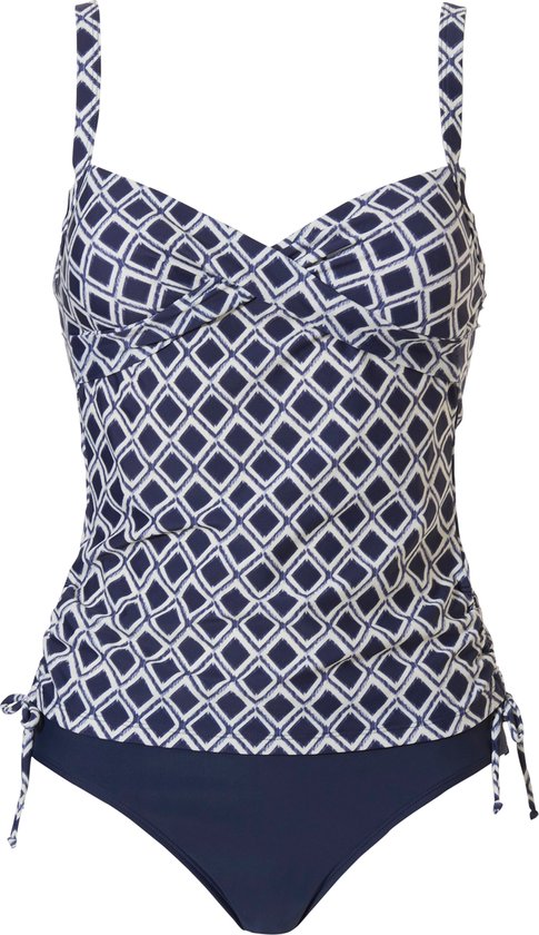 Pastunette Beach Maat 44  - Blue Pattern - Tankiniset - Blauw/Wit