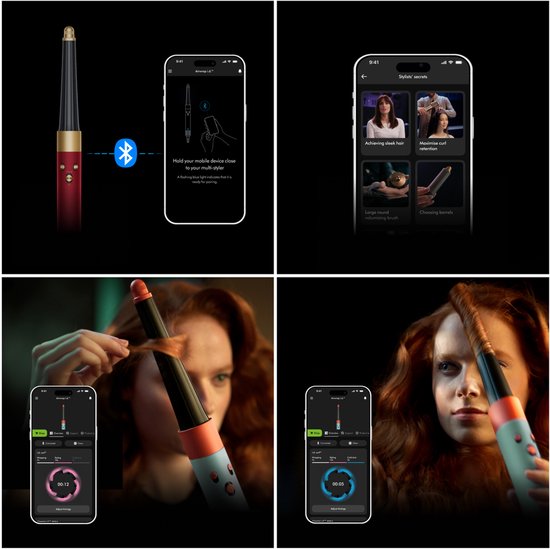 Dyson Airwrap i.d. Curly+Coily - Multistyler - Föhnborstel - Krulborstel - Red Velvet/Goud