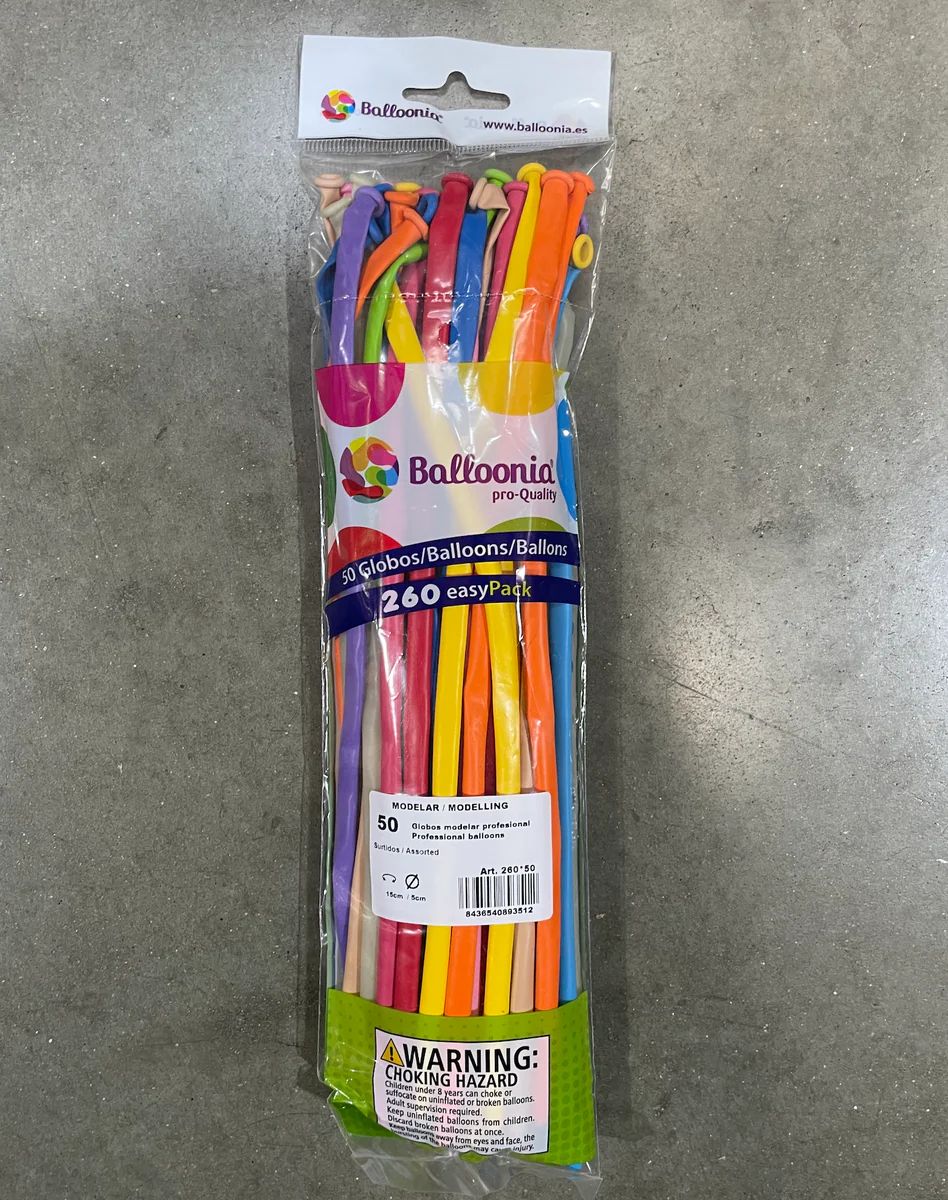 Modelleer Ballonnen - 50 stuks - Assortiment 260 Latex Ballonnen
