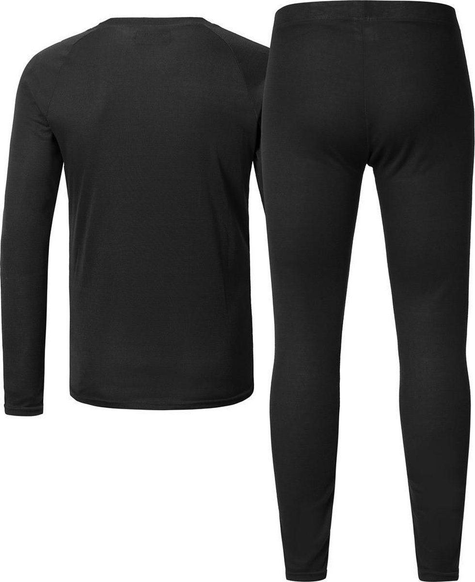 Tenson - Maat 3XL - Malik Heren Thermoset - Zwart