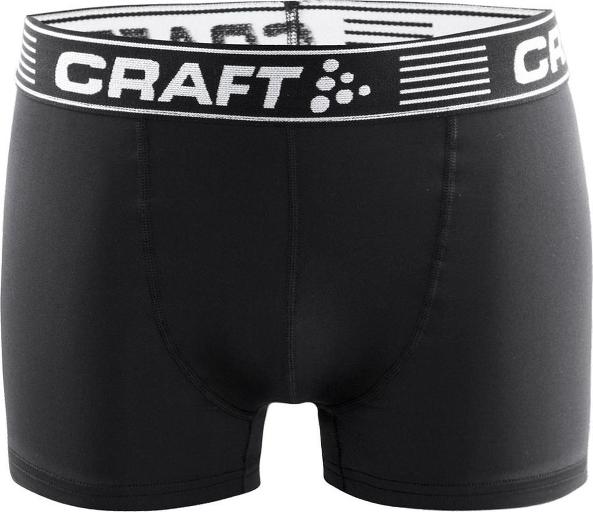 boxer, ondergoed, zwart, elastische tailleband, effen