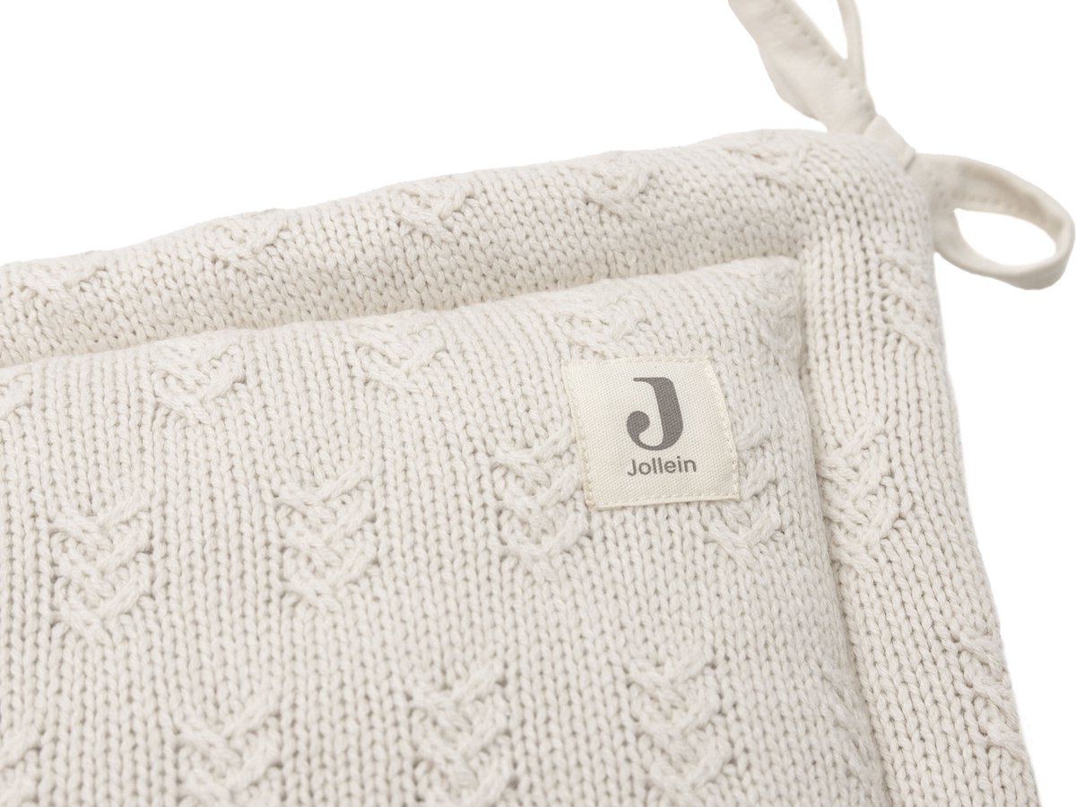 Jollein Bedomrander 180x30cm Grain Knit - Oatmeal
