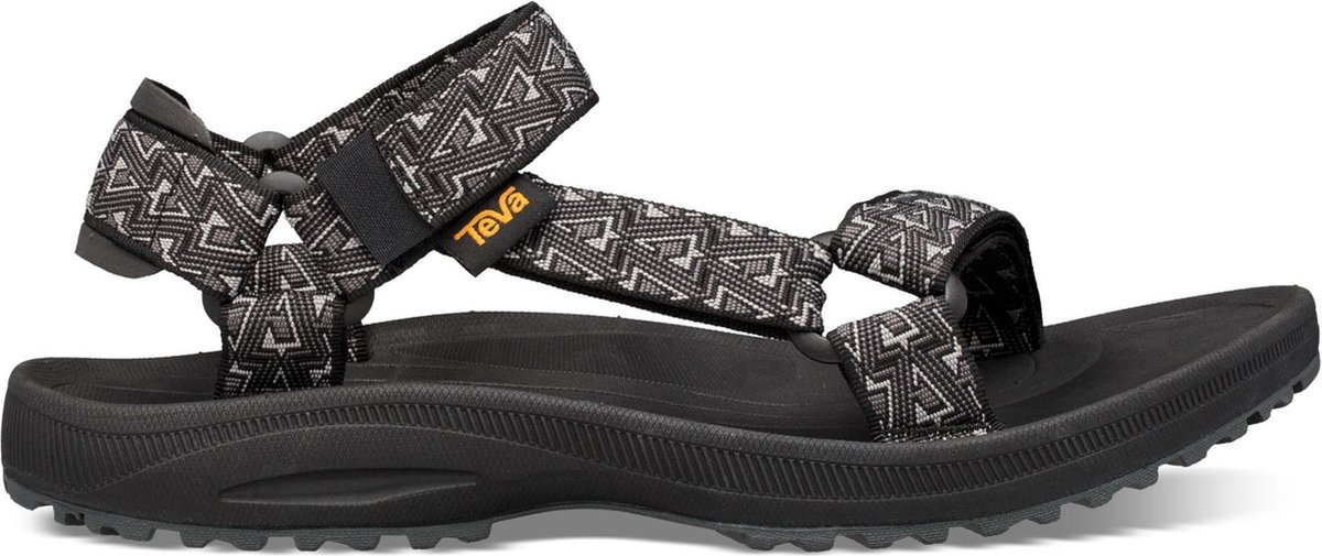 sandalen, hike-sandalen, touwbands, zwart, comfort