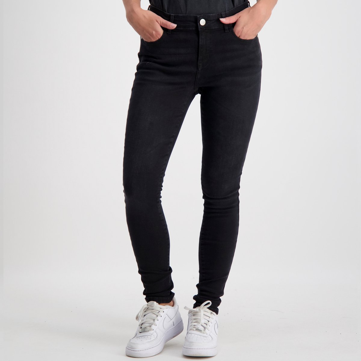 Cars Jeans - W31/L30  - Ophelia Super skinny Jeans - Dames - Black Used