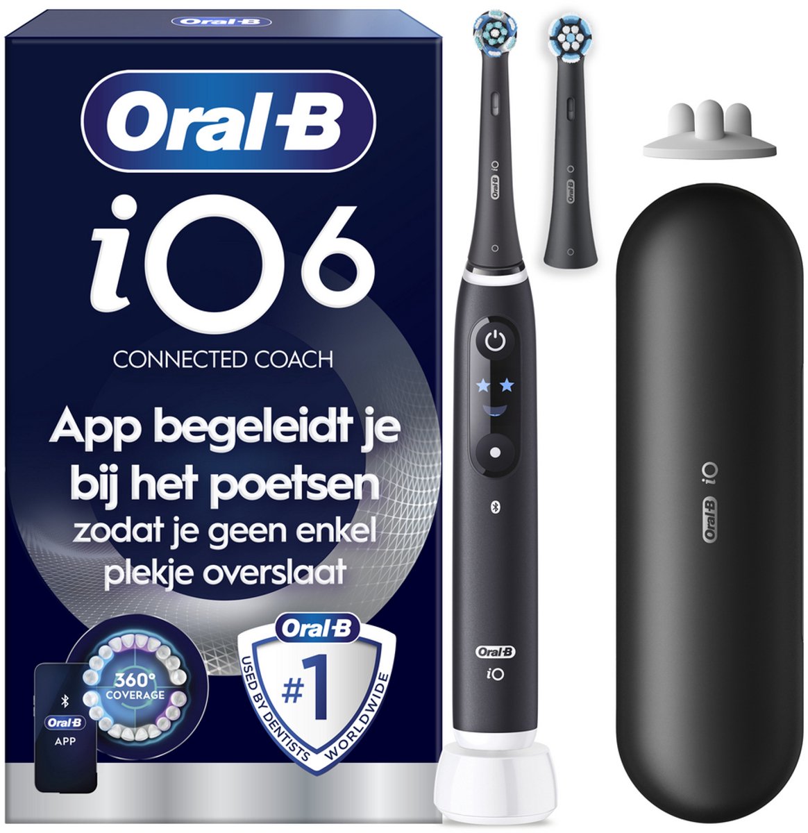 tandborstel, Elektrisch, iO6, tandartsgum, koppelingshoes