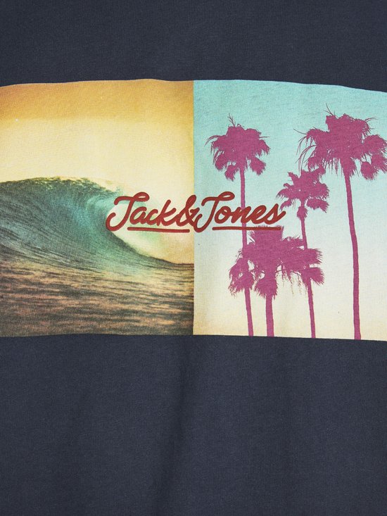 Jack & Jones - JORSUITE TEE SS CREW NECK - S - Navy Blazer - Mannen