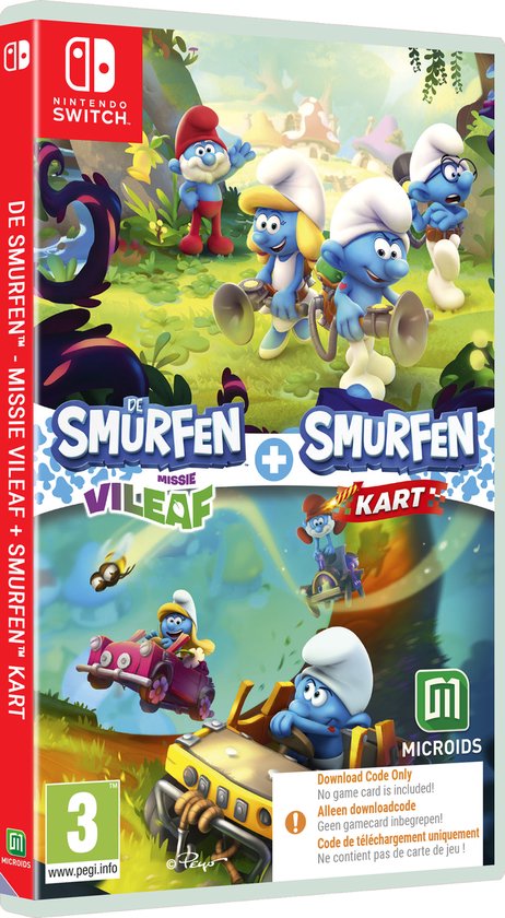 Smurfen Collectie - Switch (Code in a Box) + Beschermhoes