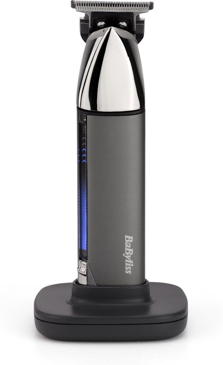 BaByliss Super-X Metal Series T996E Baardtrimmer - Japans Staal T-Mes - USB Oplaadstation - Waterpro
