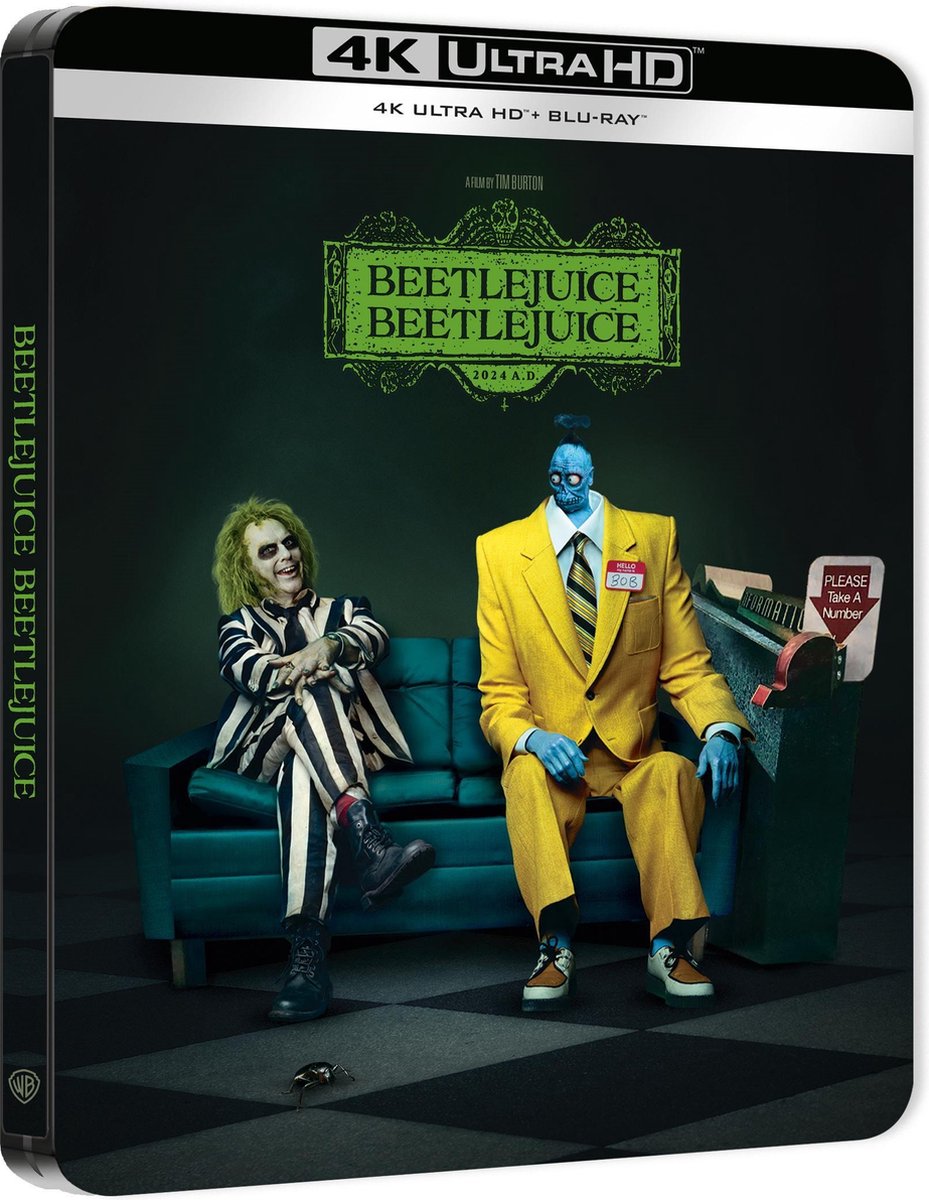 4K Ultra HD, Blu-ray, Beetlejuice, spookiness, kostuum