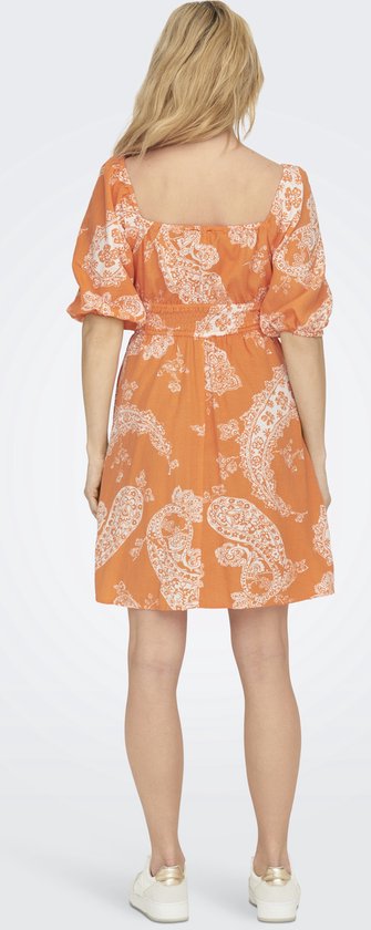 ONLY - Maat L - ONLBELLA LINEN 2/4 DRESS PTM Dames Jurk