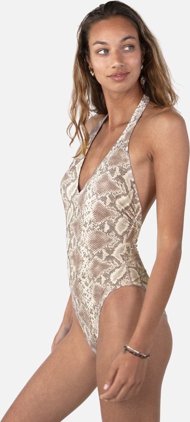 Barts Maat 36  Keona Halter One Piece sand Dames Badpak