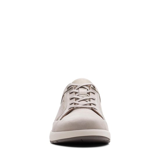 Clarks Un Trail Form - Maat 40 - Heren Sneakers - Stone Nubuck