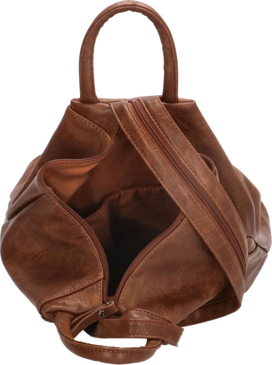 Enrico Benetti Caen 66514 speelse dames rugzak - Cognac