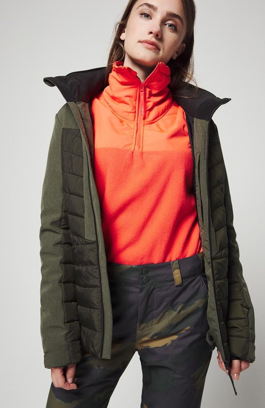 O'Neill Baffle Igneous Jacket Dames Ski jas - Maat XS - Forest Night
