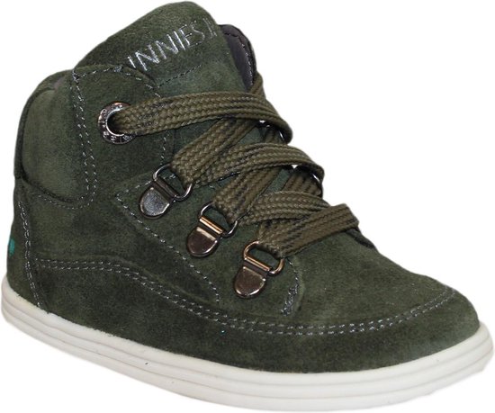 BunniesJR Sjimmie Stoer Jongens Veterschoenen - Army Green - Maat 21
