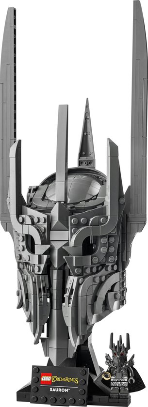 lego, lord of the rings, sauron, minifigure, buildable statue