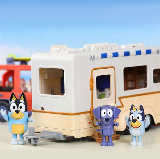 BLUEY - Bluey's 4WD Auto en Kampeeravonturen Deluxe Speelset