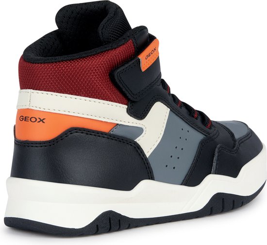 GEOX J PERTH BOY - maat 28- Unisex Sneakers - BLACK/ORANGE