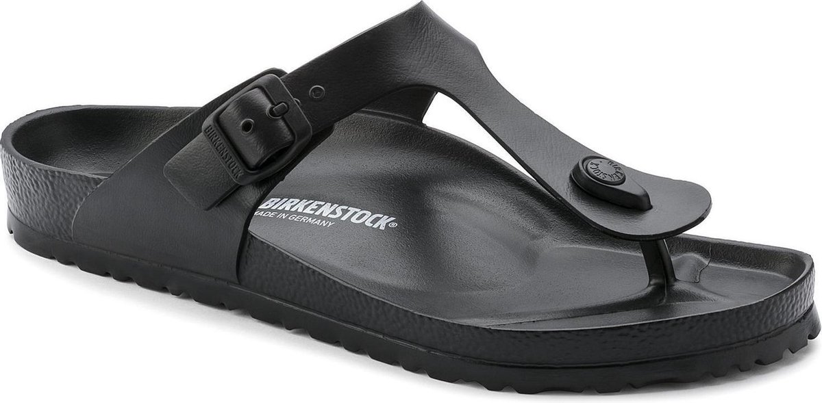 Birkenstock - mt 44 -  Gizeh EVA Unisex Slippers - Regular fit - Black