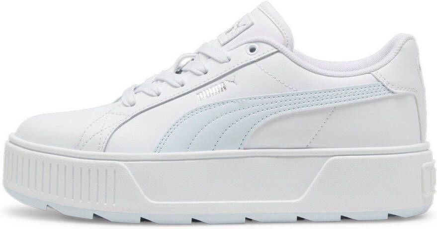 PUMA Karmen L -maat 38.5- Dames Sneakers - PUMA White-Dewdrop-PUMA Silver