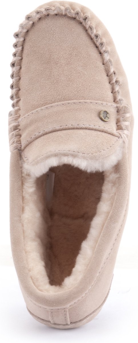 Warmbat - Maat 37 - Nowra Women Suede Dames Sloffen - Zand