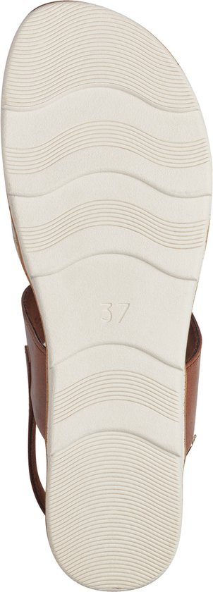 MARCO TOZZI MT - maat 38- Dames Sandalen - COGNAC COMB