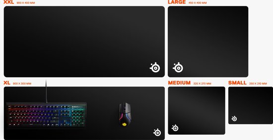 SteelSeries QcK Edge Gaming Muismat - Large