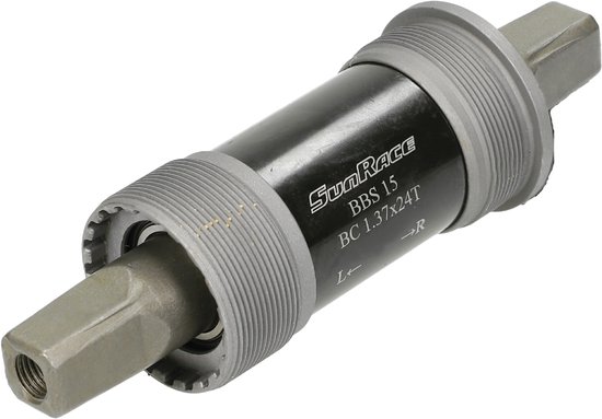 Sunrace Trapas Spieloos Bsa 122 Mm Zilver/zwart