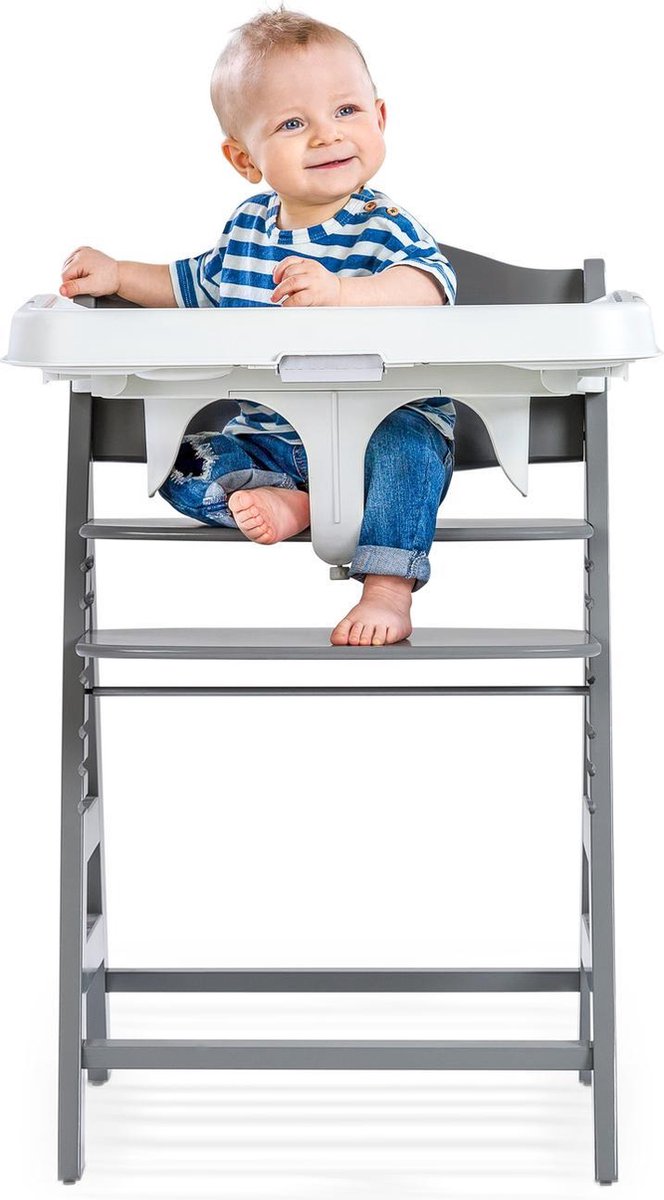 Hauck Alpha Tray Eet- of speelblad - Wit