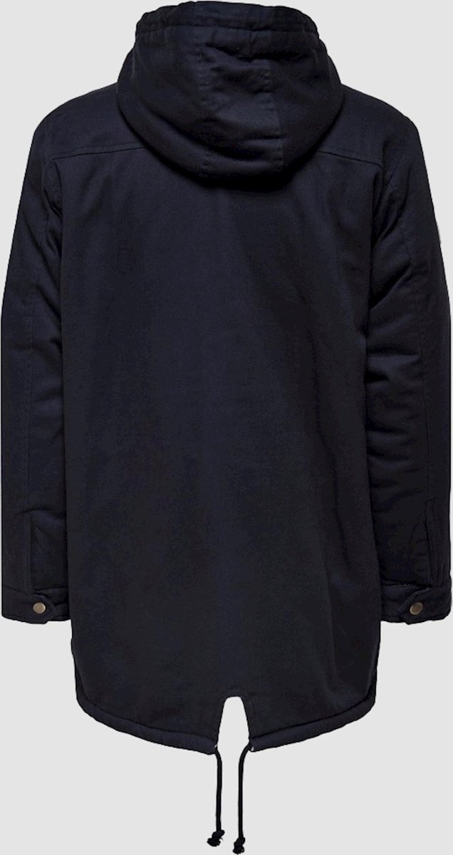 ONLY & SONS -maat M - ONSALEX TEDDY PARKA JACKET EXP RE VD Heren Jas