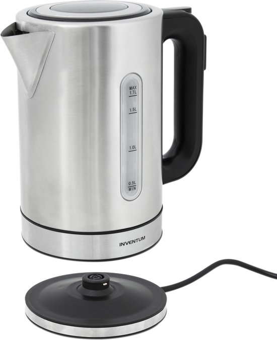Inventum HW817D - Waterkoker - Inhoud 1,7 liter - Roestvrijstaal