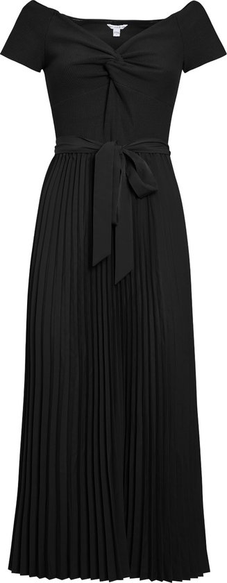 Guess - Maat L - Erynn Dress Dames Jurk - Zwart