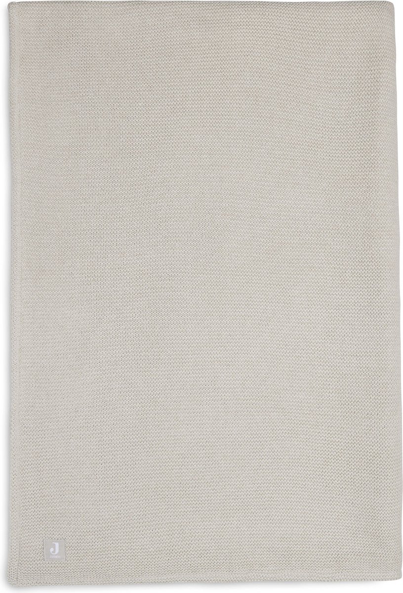 Jollein Baby Deken Ledikant 100x150cm Basic Knit - Nougat/Fleece