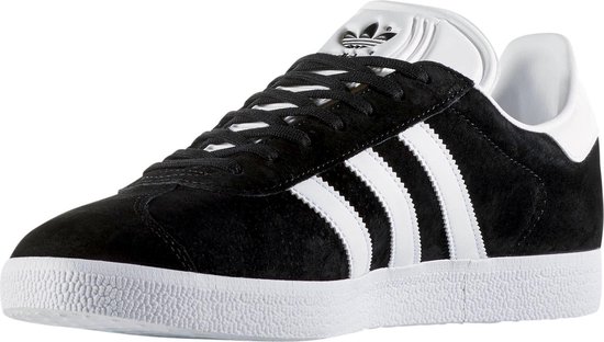adidas Gazelle - 43 1/3 - Heren Sneakers - Core Black/Footwear White/Clear Granite