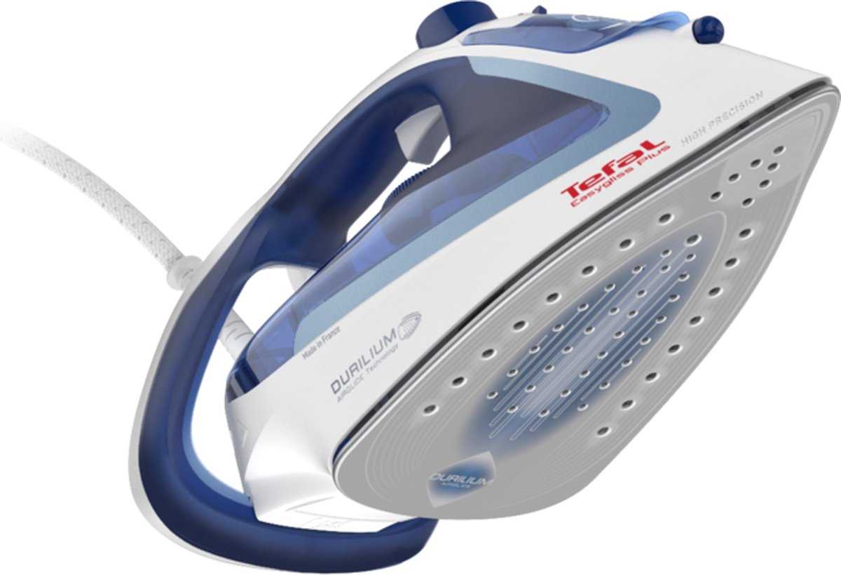 Tefal Easygliss Plus FV5736 - Stoomstrijkijzer - Snel en Efficiënt - Durilium Airglide Zool - 2500W
