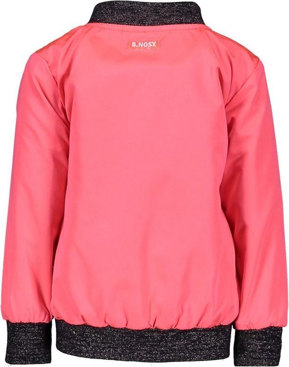 B. Nosy Baby Meisjes Jas - Maat 80 - Polyester - Rits - Coated - Normaal - Vrouwen - Bomberjack - St