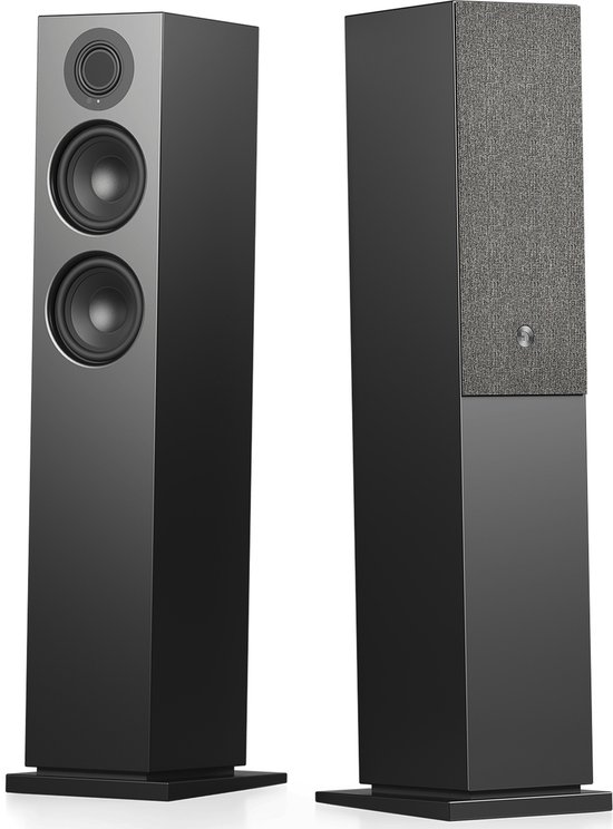 Audio Pro A48 - Smart Multiroom Actieve Vloerstaande Luidsprekers - 2x130W - Zwart - Set van 2