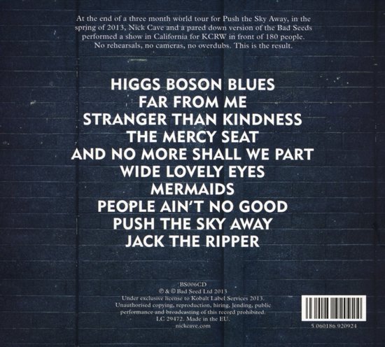 Live From KCRW - Luisterboek - CD