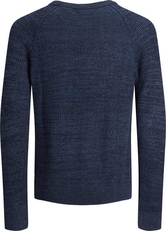JACK&JONES - Maat L - JJPANNEL KNIT CREW NECK. Heren Trui
