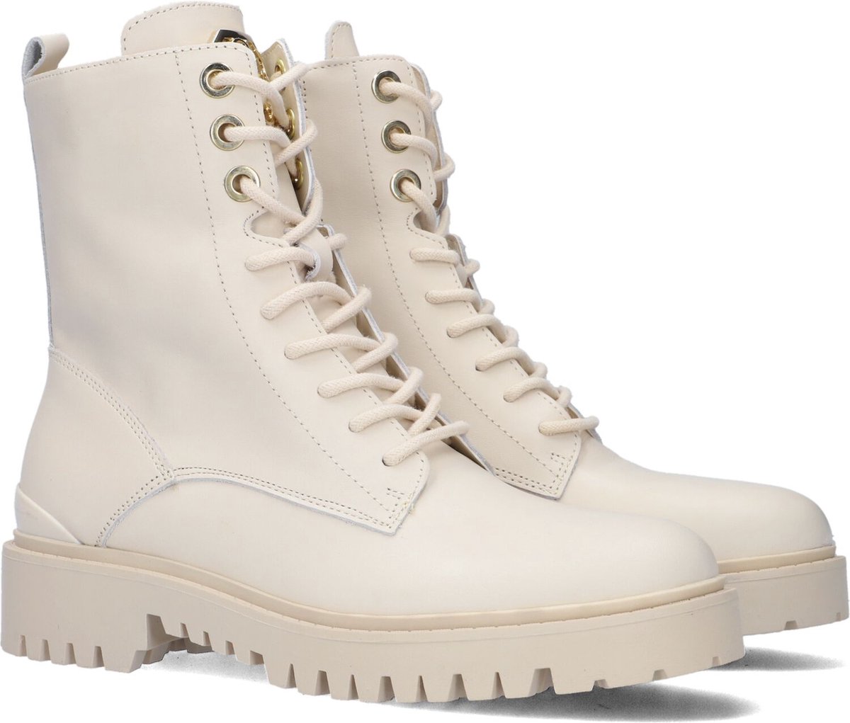 Guess - Maat 40 - dames veterboot - Off White