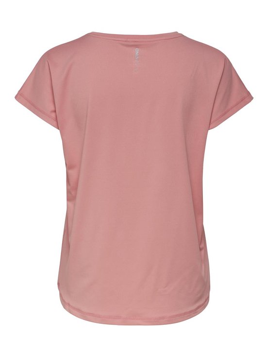 Only Play Aubree Loszittende Sporttop Korte Mouwen - Strawberry Pink - Maat XS