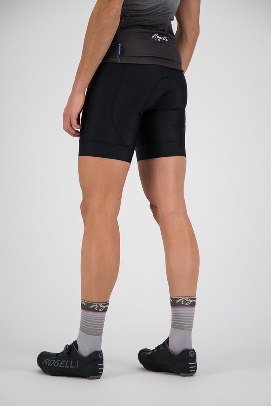 Rogelli Dames Wielerbroek met Bretels Detach - Zwart - Maat L